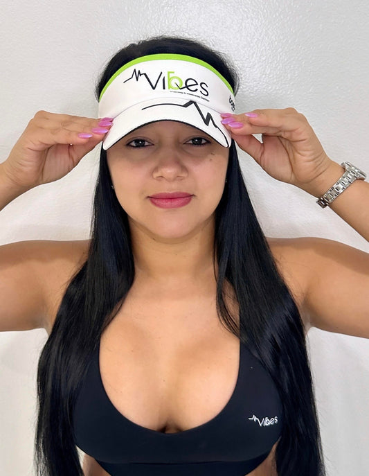 Visor White & Green